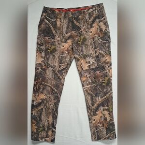 RedHead 2XL Camouflage Cargo Pants Rubber Grip Waist Zippper Fly